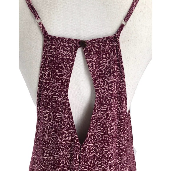 Gypsy Chic Womens Size Small Printed Slip Dress Spaghetti Straps Lightweight - Picture 3 of 8